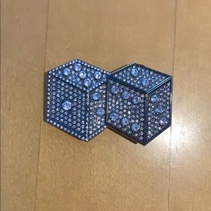 Rhinestone Dice Belt Buckle